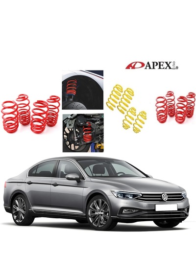 Vw Passat B8.5 2020-2024 Benzin Uyumlu Apexi 3.5 Cm Spor Yay