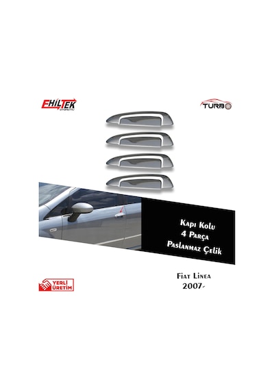 Fiat Linea Krom Kapı Kolu 4 Kapı 8 Parça 2007 Üzeri