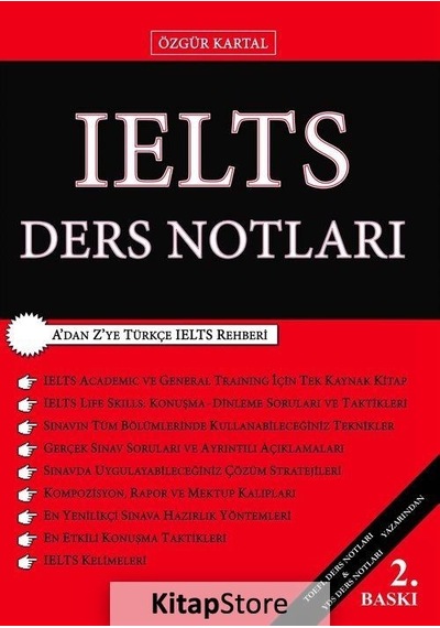 IELTS Ders Notları - Özgür Kartal - Sokak Kitapları Yayınları