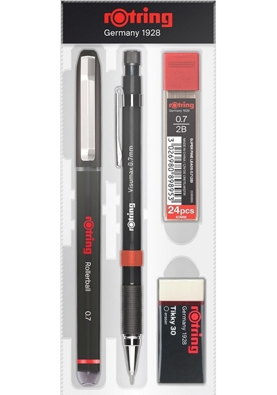 Rotring Ofis Seti Visumax + Roller Siyah Çok Renkli
