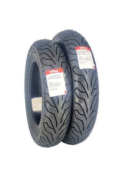 350-10 Ve 90/90-12 Takım Tl Tubeless - Dubleks
