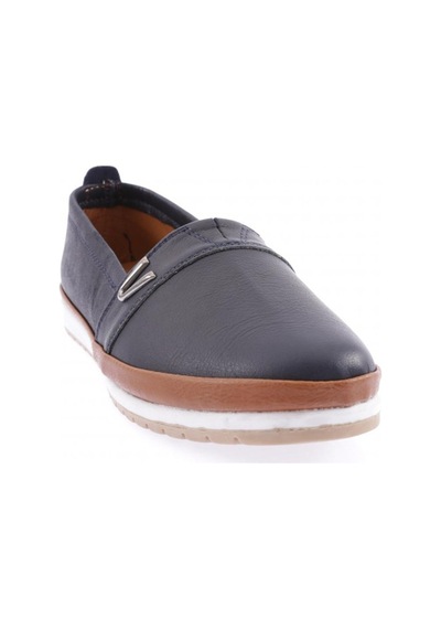 Dgn 805-d-22y Kadin Düz Yan V Toka Comfort Ayakkabi 805-D-2135-R1078 Lacivert