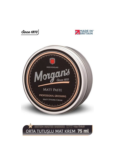 Morgan's Matt Paste Styling Cream - Mat Bitiş Şekillendirici Krem 75 Ml