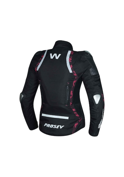 Prosev W51a Rose Kadın Deri Motosiklet Montu