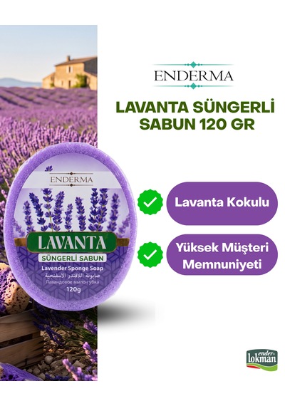 Lavanta Süngerli Sabun 120gr