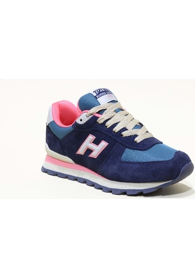 Hammer Jack Peru Lacivert Coral Kadın Hakiki Deri Sneakers Ayakkabı Lacivert