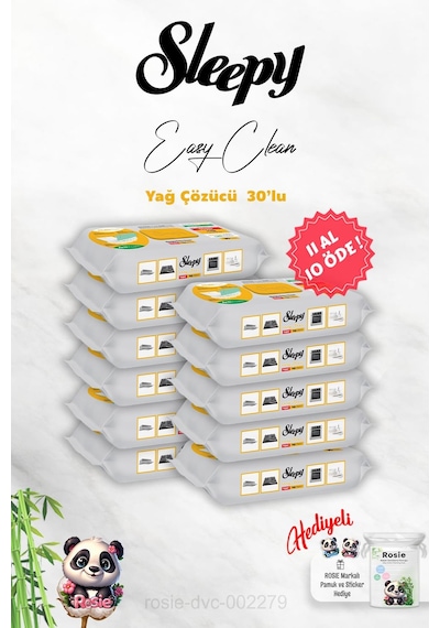11 Al 10 Öde Sleepy Yağ Çözücü 30'lu Ve Rosie Hediye Diğer
