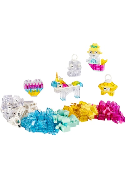 LEGO® Classic Sihirli Saydam Kutu 11040 - 5 Yaş ve Üzeri Çocuklar için Yaratıcı Oyuncak Yapım Seti (340 Parça)