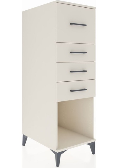 Kronos Dolap 4 Çekmeceli 44x59x134 Aytaşı-aytaşı Aytaşı