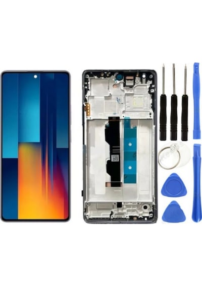 Xiaomi Redmi Note 13 Pro 4g Uyumlu Çıtalı Hk Lcd Ekran Dokunmatik + Tamir Seti