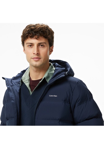 Calvin Klein Ls Bonded Chnnld Long Hooded Puf Erkek Mavi Montlv04ld516g