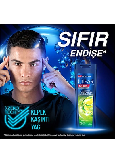 Men Maksimum Ferahlık Yağlı Saç Derisi İçin Kepeğe Karşı Etkili Şampuan 350 Ml
