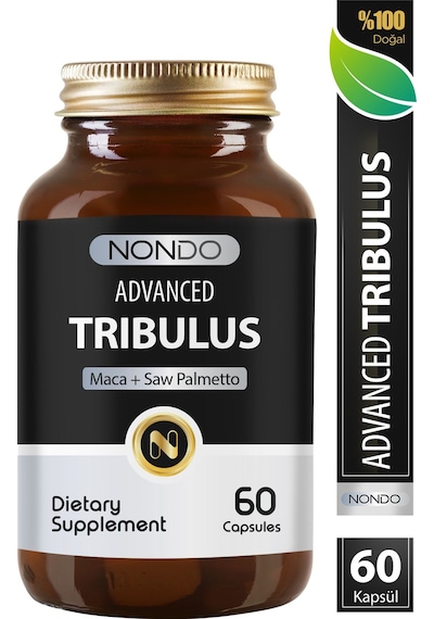 Nondo Tribulus Demir Dikeni, Tribulus Terrestris Saw Palmetto Kore Ginseng Ginko Biloba 60 Kapsül