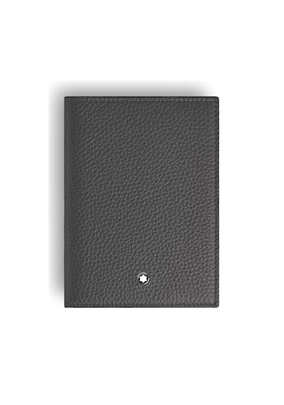 Mont Blanc Montblanc Grain Deri Pasaport Kılıfı 223063 Gri