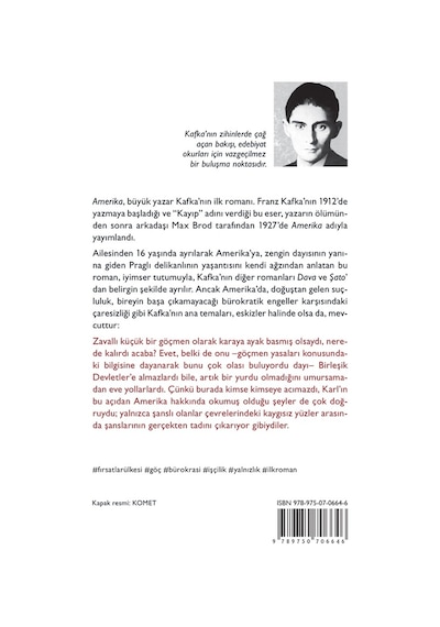 Amerika - Franz Kafka - Can Yayınları