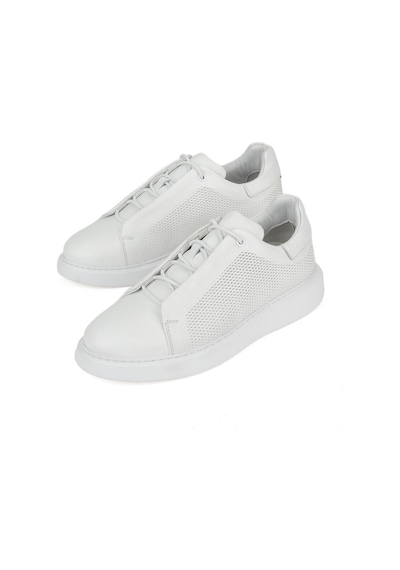 Ziya, Erkek Hakiki Deri Sneaker 1531026z8552 Beyaz 1531026z8552 500 Beyaz