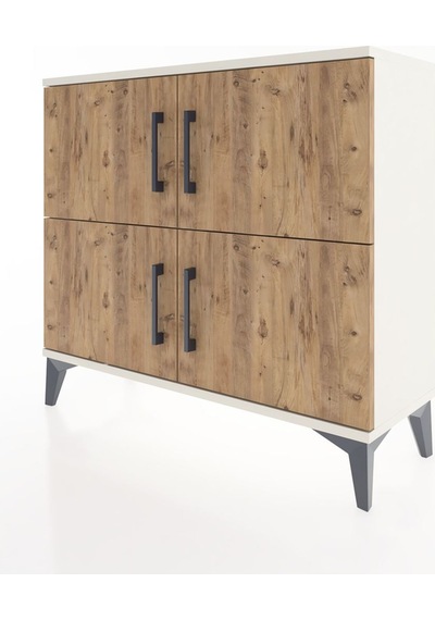 Arges Şifonyer 3 Raflı 4 Kapaklı 88x30x80 Aytaşı-çam Aytaşı