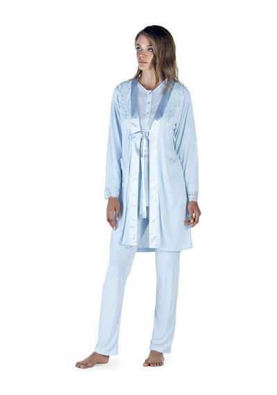 Artış 5301 3'lü Sabahlık Pijama Takımı 001