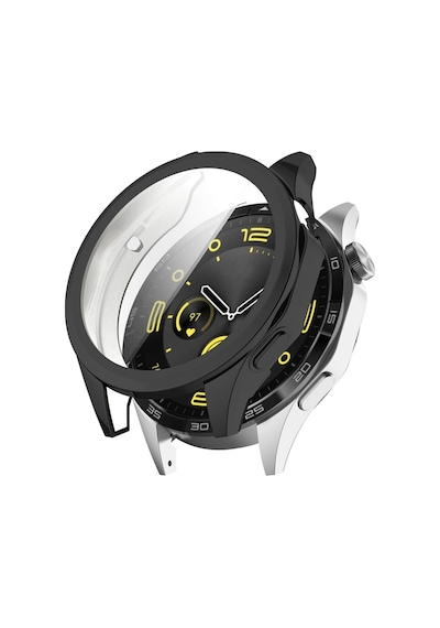 Huawei Watch Gt4 46mm Uyumlu Kasa Ekran Koruyucu 360 Tam Koruma Kılıf Kapak