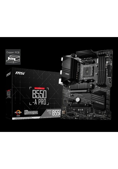 Msı B550-a Pro Ddr4 4400 Oc Mhz Hdmı / Dp Atx Am4
