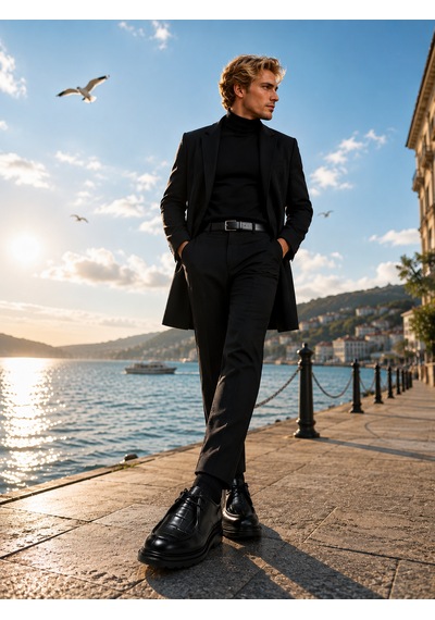 Frank Valentia Fv002 Premium Klasik Erkek Hakiki Deri Ayakkabı - Eva Taban Siyah Frank Valentia Fv002 Premium Klasik Erkek Hakiki Deri Ayakkabı - Eva Taban Siyah