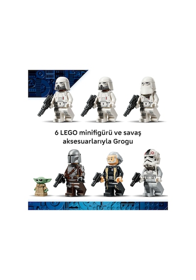 LEGO® Star Wars™ İmparatorluk Kalıntısı AT-AT™ ile INT-4 75454 - 10+ Yaş için 7 Karakter İçeren Oyuncak Yapım Seti (1453 Parça)