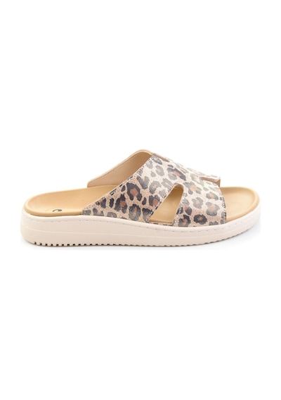 Bambi Leopar Hakiki Deri Kadın Terlik K04694025003