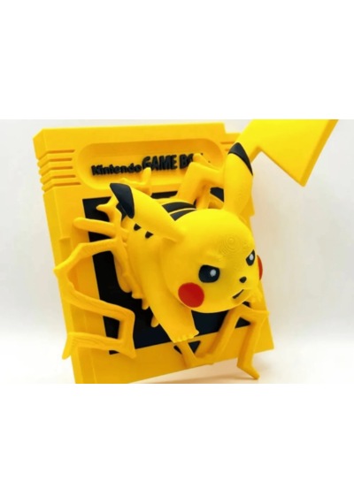 Gameboy Kartuşundan Fırlayan Pikachu Üç Boyutlu Özel Tasarım Kole