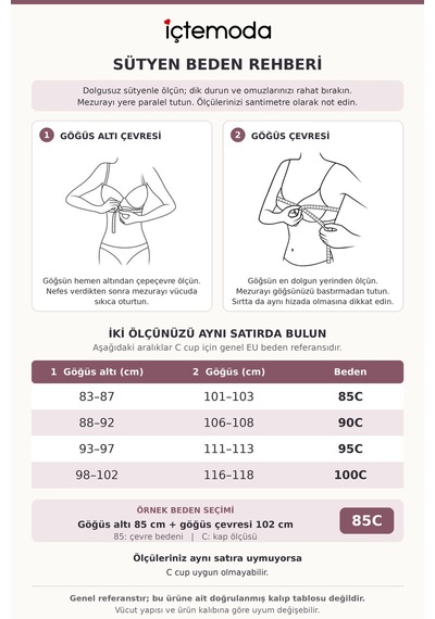 İçtemoda Balenli Telli Desteksiz Dolgusuz Pedsiz Saten Dokulu Minimizer Sütyen Sb40100 Beyaz