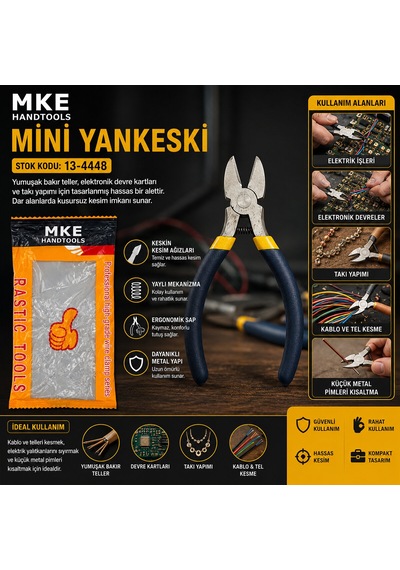 Mini 4.5 Inc 115m Çelik Yan Keski Yaylı 5492