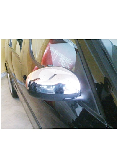 Skoda Fabia Mk2 Krom Ayna Kapağı 2 Prç. 2008 - 2014 P.çelik