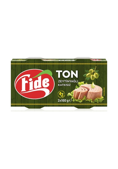 Fide Zeytinyağlı Ton Balığı 2x160 G - 4 Adet Tarı