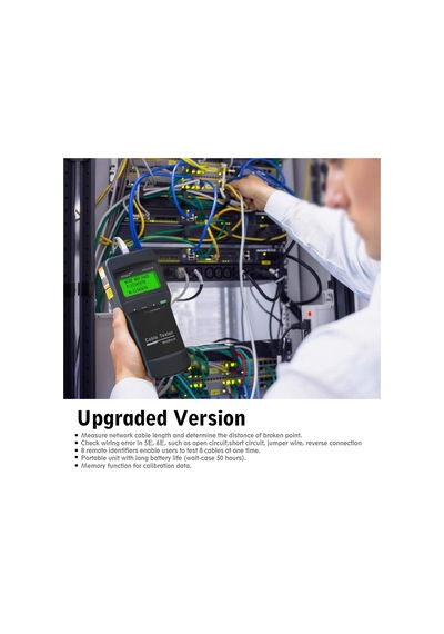 Noyafa Rj45 Cat5 Cat6 5E 6E Network Kablo Test Cihazı