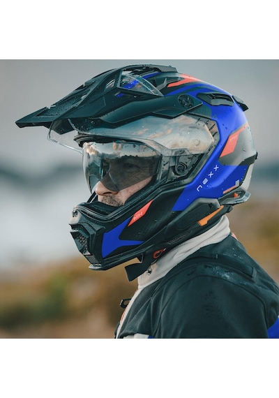 Nexx X.Wed 3 Keyo Kros Motosklet Kaskı Mat Mavi
