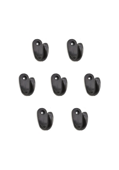 Zenvia Büyük Tekli Fincan Askı, Dekor Askısı - Siyah, 12x23x30 Mm Znv2026 Çok Renkli
