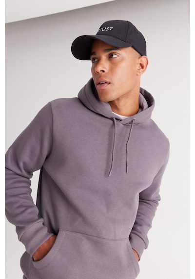 AC&Co / Altınyıldız Classics Erkek Koyu Gri Standart Fit Normal Kesim Kapüşonlu Kanguru Cepli Pamuklu Sweatshirt Koyu Gri AC&Co / Altınyıldız Classics Erkek Koyu Gri Standart Fit Normal Kesim Kapüşonlu Kanguru Cepli Pamuklu Sweatshirt Koyu Gri