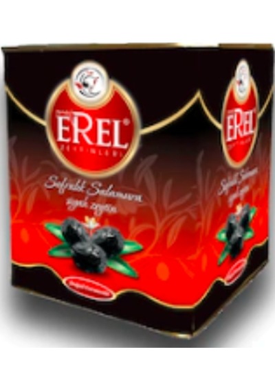 Erel Zeytinleri Tuzsuz Köy Sele Siyah Zeytin 9 KG