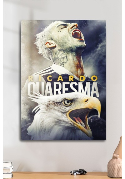 Metal Baskı, Ricardo Quaresma B.jk - Parlak Dekoratif Sporcu Duvar Tablosu