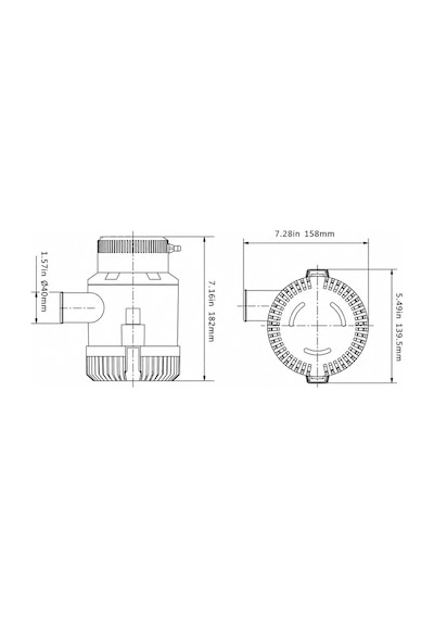 Seaflo Sintine Pompası 3000 GPH 24V