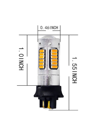 Volkswagen Golf 7 Gündüz Led Ampül Amber Renk Pw24W Turuncu Led