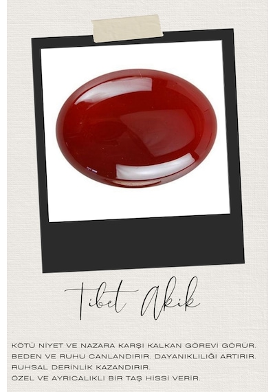 Tibet Akik Bileklik Doğaltaş 8mm Unisex Koruma Ve Denge Taşı Kırmızı