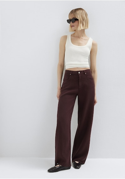 Mavi - Bordo Keten Pantolon 1011267-70259