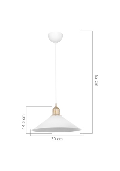Ag Lightdesign Beyaz Sarkıt Avize Salon Mutfak Koridor Yatak Odası Lamba 25 Agnm84 Diğer