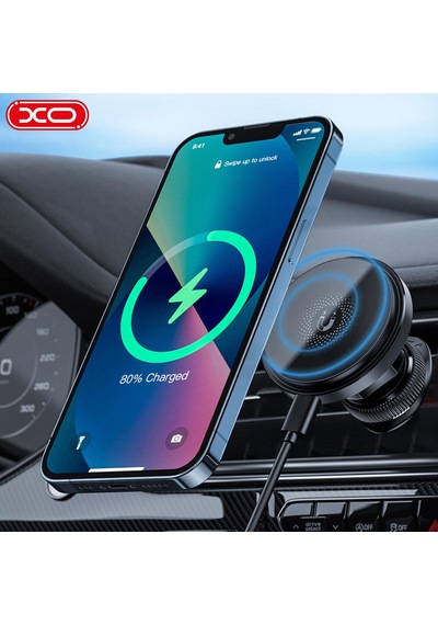 Premium Ofis Yolu Kancalı Kablosuz Araç Telefon Tutucu 15w