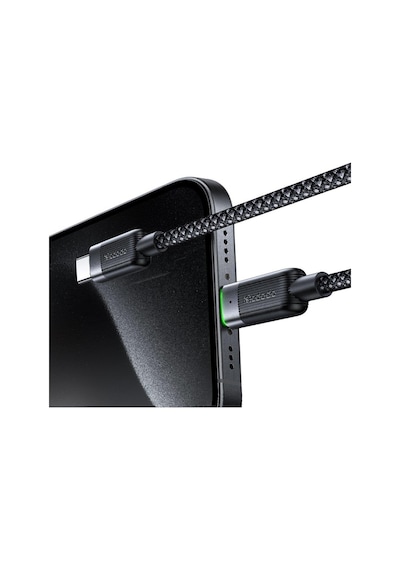 Mcdodo Ca-2000 60w Usb-c To Usb-c Manyetik Sarılabilir Kablo - 1.2 M Siyah