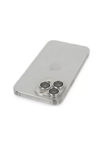 Newface Apple İphone 13 Pro Max Kılıf Luko Lens Silikon - Gümüş
