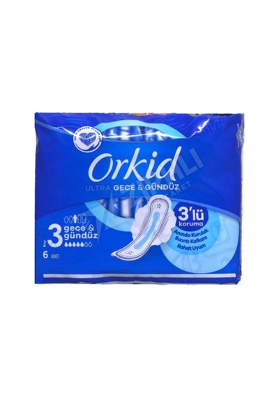 Orkid Ultra Gece Tekli Paket 6'lı