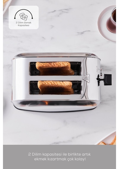 Karaca Inox LED Zaman Göstergeli Ekmek Kızartma Makinesi
