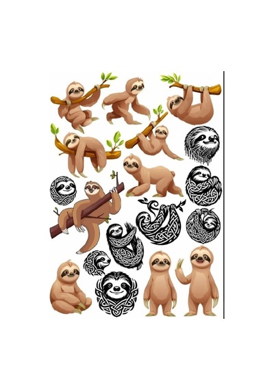Tembel Hahyvan Sticker Set