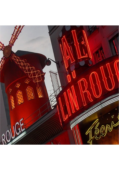 Moulin Rouge Pisa Kulesi Ve Londra Metro Girişi Doğal Taş Bardak Altlığı 4'lü Set - Natural Stone Coasters - Taş Çok Renkli